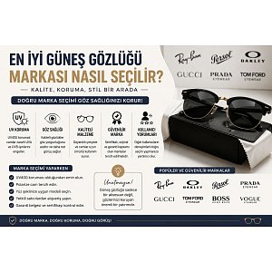En İyi Güneş Gözlüğü Markası Nasıl Seçilir? | Kaliteli Gözlük Rehberi
